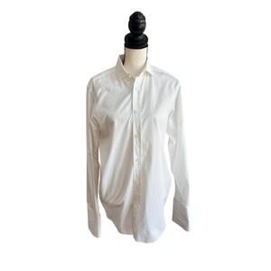 Ralph Lauren Black Label Men's Dress Shirt White Italian French Cuff 15